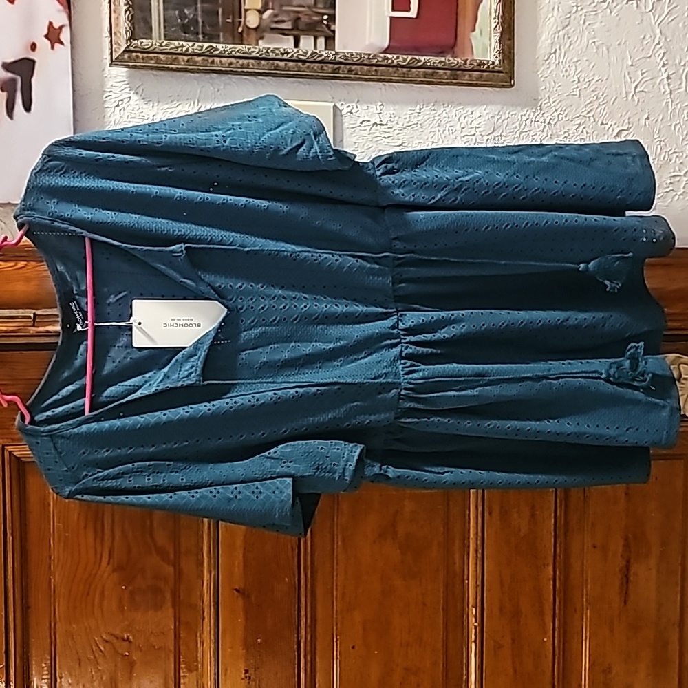 Bloomchic blouse DARK TEAL  Light & Summery